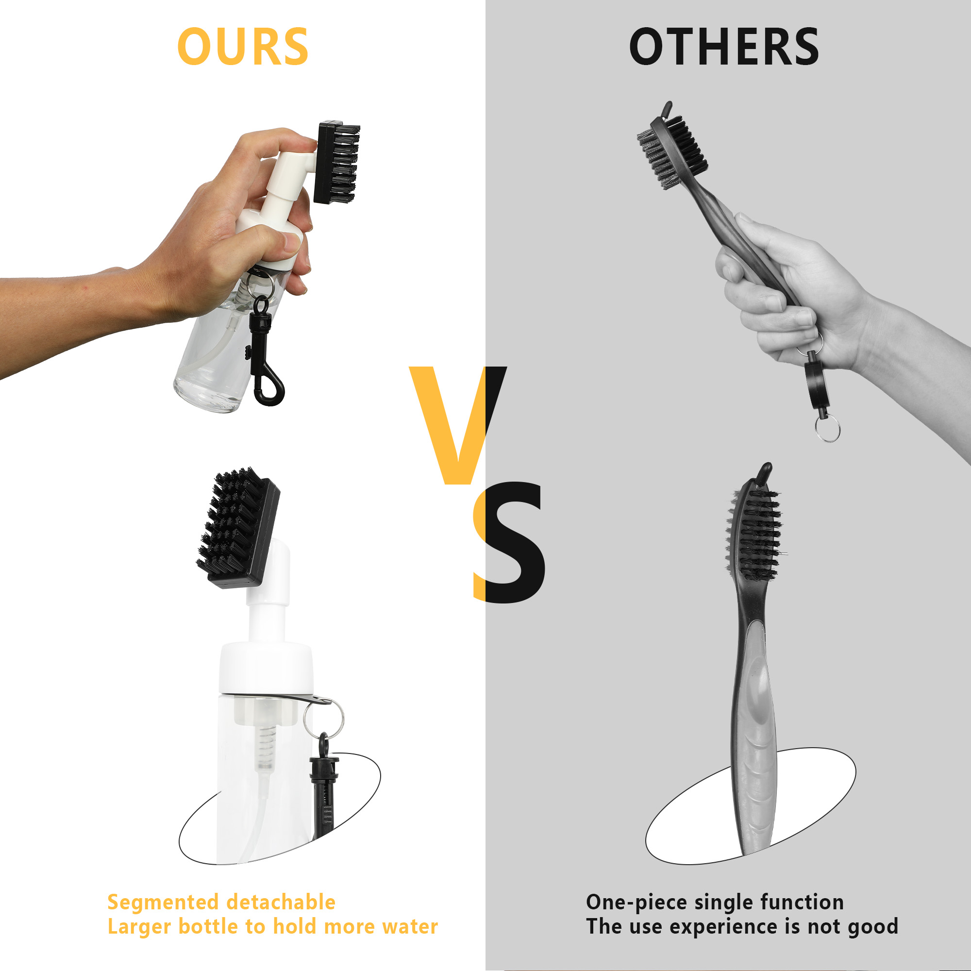 Golf Club Cleaner Brush Spray  - Golf Equipment Rental review and price