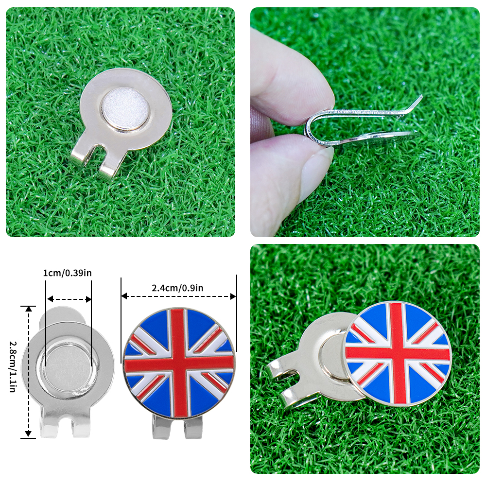 Caiton 4Pcs Golf Hat Clips Mag - Ball Marker Set review and price