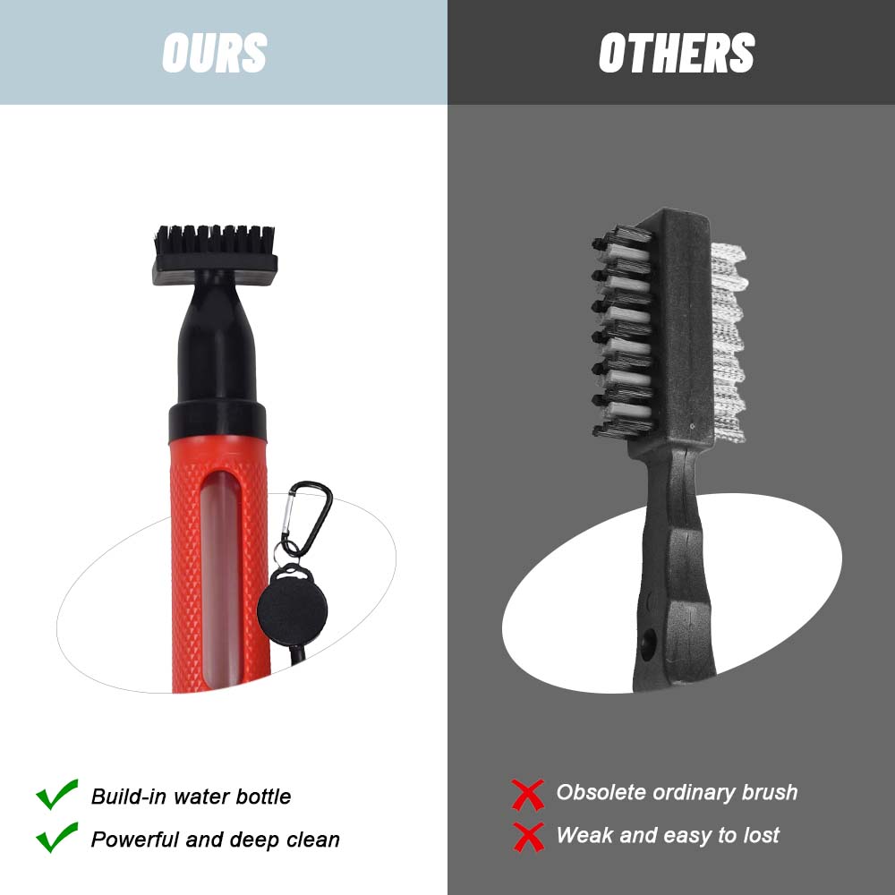 Golf club cleaning brush with  - Golf Equipment Rental review and price
