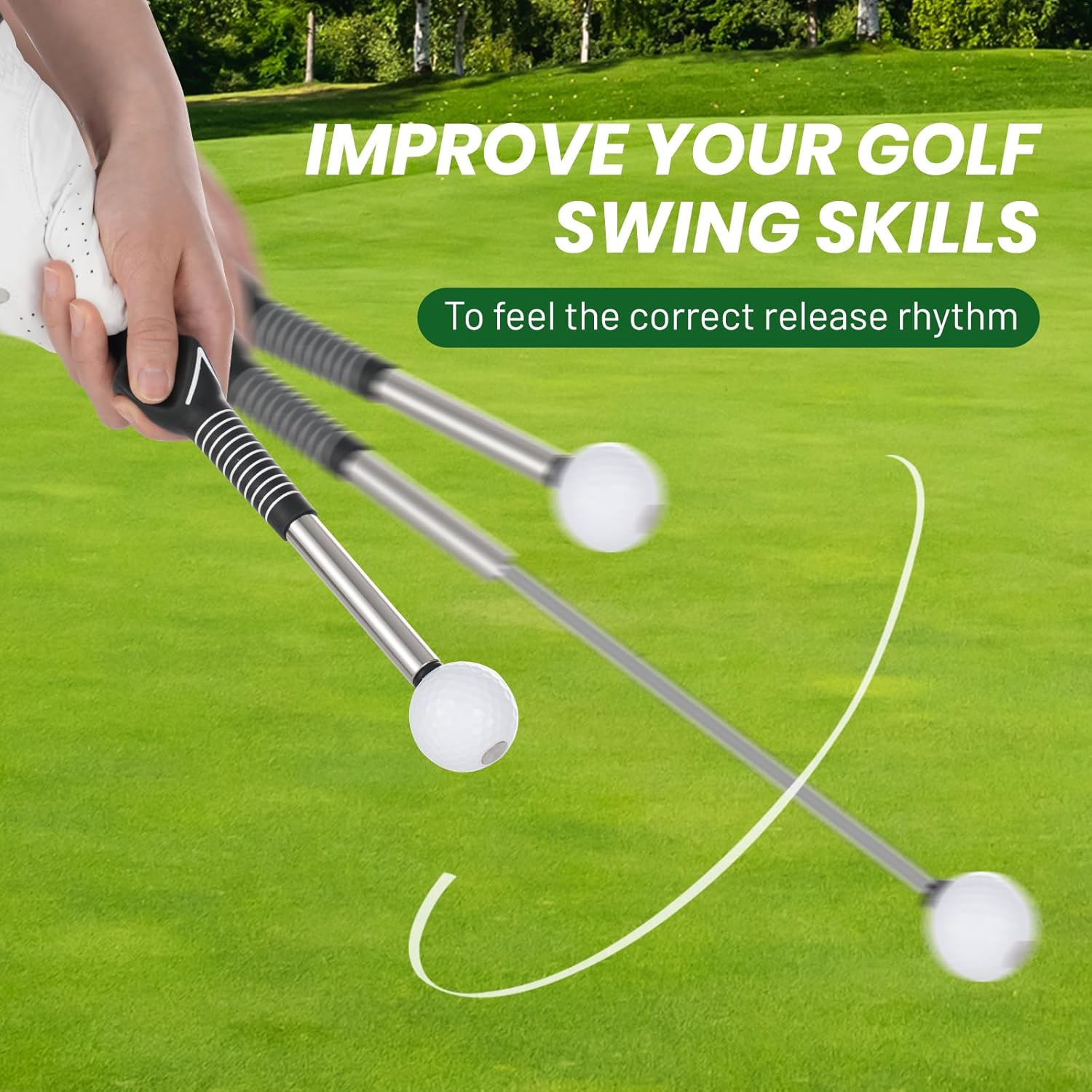 Golf Retractable Swing Trainer - Training Aid Swing review and price