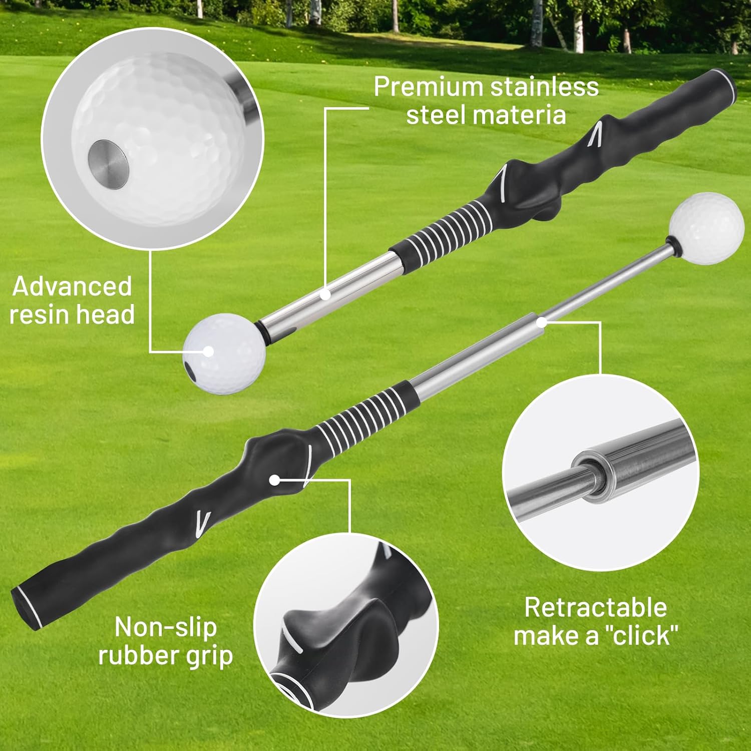 Golf Retractable Swing Trainer - Training Aid Swing review and price